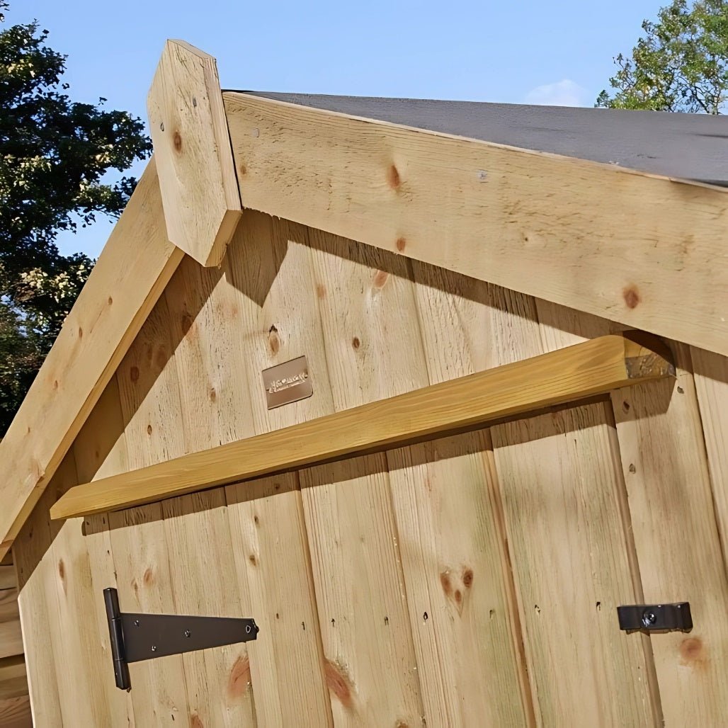 Rowlinson Premium Heritage 4x3ft Garden Shed Pressure Treated - JJ Building Materials