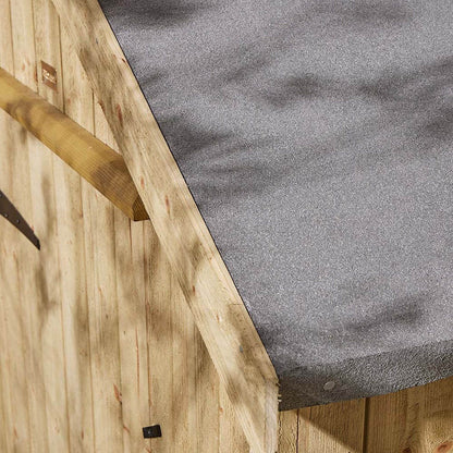 Rowlinson Premium Heritage 4x3ft Garden Shed Pressure Treated - JJ Building Materials