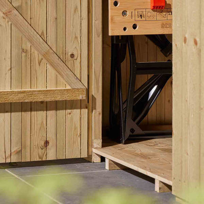Rowlinson Premium Heritage 6x4ft Garden Shed Pressure Treated - JJ Building Materials