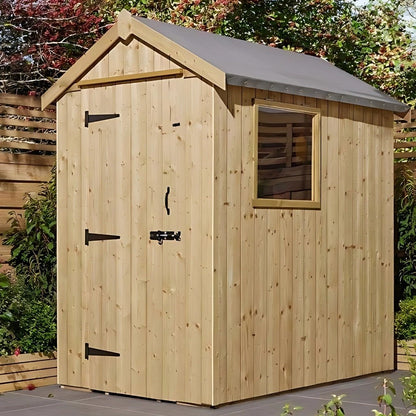 Rowlinson Premium Heritage 6x4ft Garden Shed Pressure Treated - JJ Building Materials