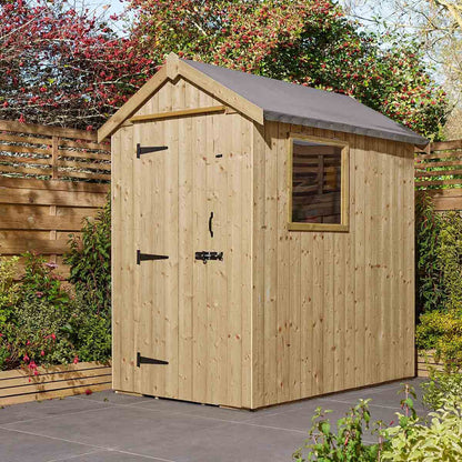 Rowlinson Premium Heritage 6x4ft Garden Shed Pressure Treated - JJ Building Materials