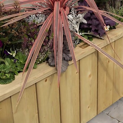 Rowlinson Premium Heritage Rectangular Wooden Planter 100cm - JJ Building Materials