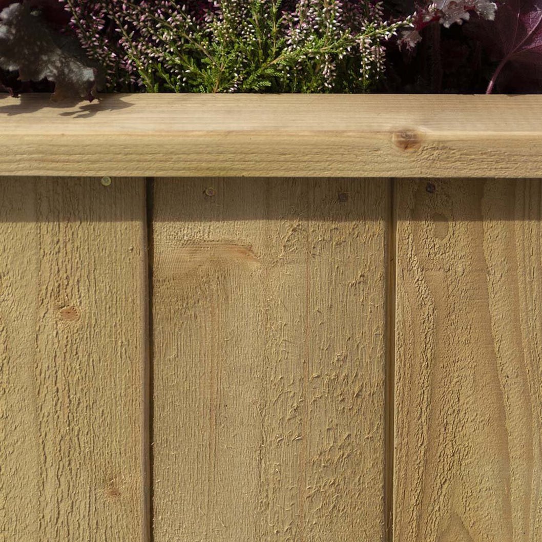 Rowlinson Premium Heritage Trough Wooden Planter 150cm - JJ Building Materials