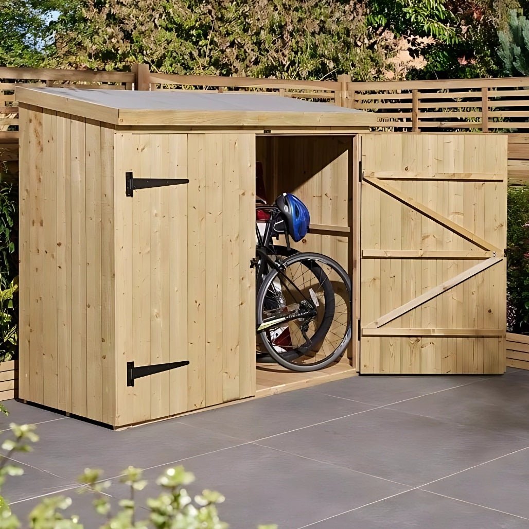 Rowlinson Premium Heritage Wallstore Pressure Treated Bike Shed - JJ Building Materials