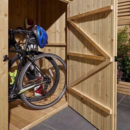 Rowlinson Premium Heritage Wallstore Pressure Treated Bike Shed - JJ Building Materials