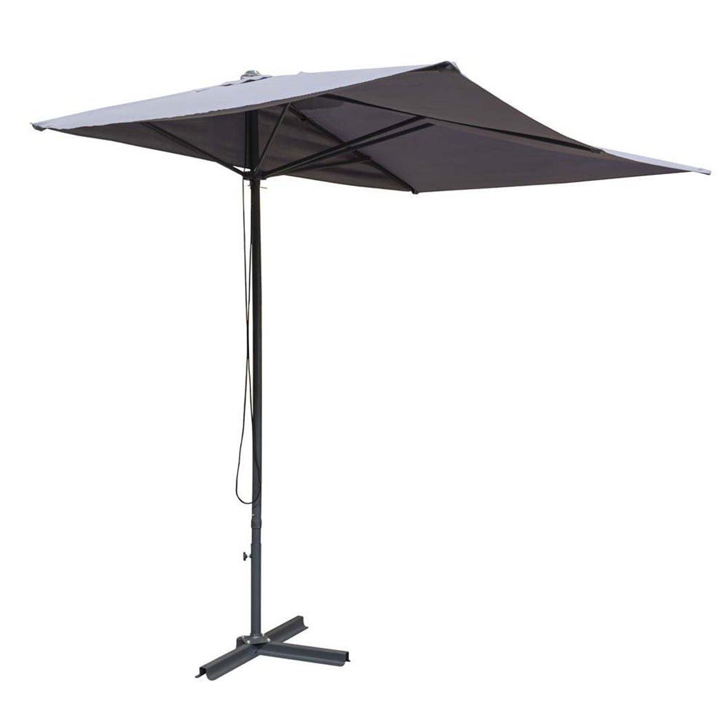 Rowlinson Prestbury Half Garden Parasol - JJ Building Materials