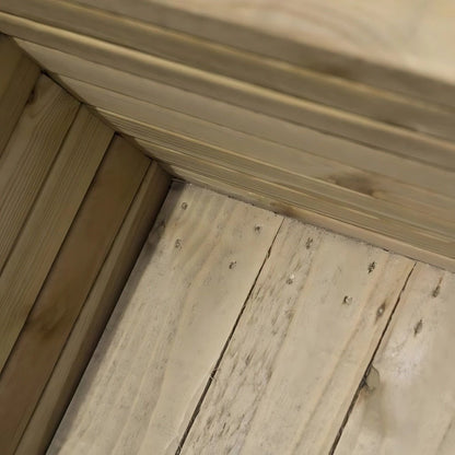Rowlinson Rectangular Patio Wooden Planter - JJ Building Materials