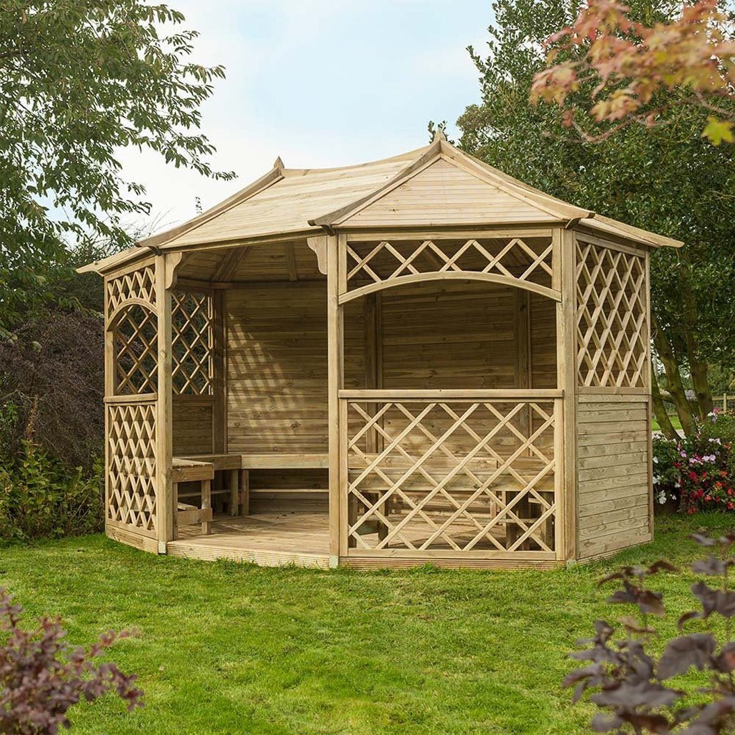 Rowlinson Sandringham Wooden Gazebo - JJ Building Materials