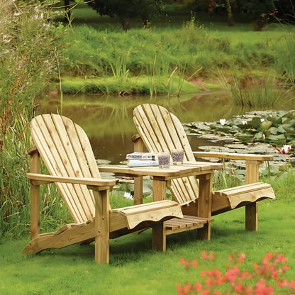 Rowlinson Softwood Adirondack Companion Seat