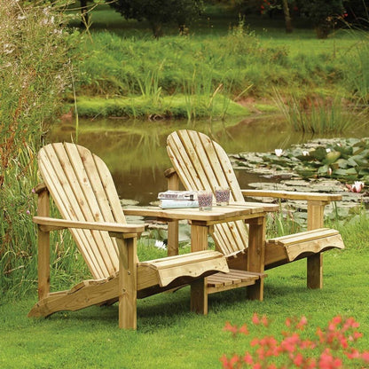 Rowlinson Softwood Adirondack Companion Seat - JJ Building Materials