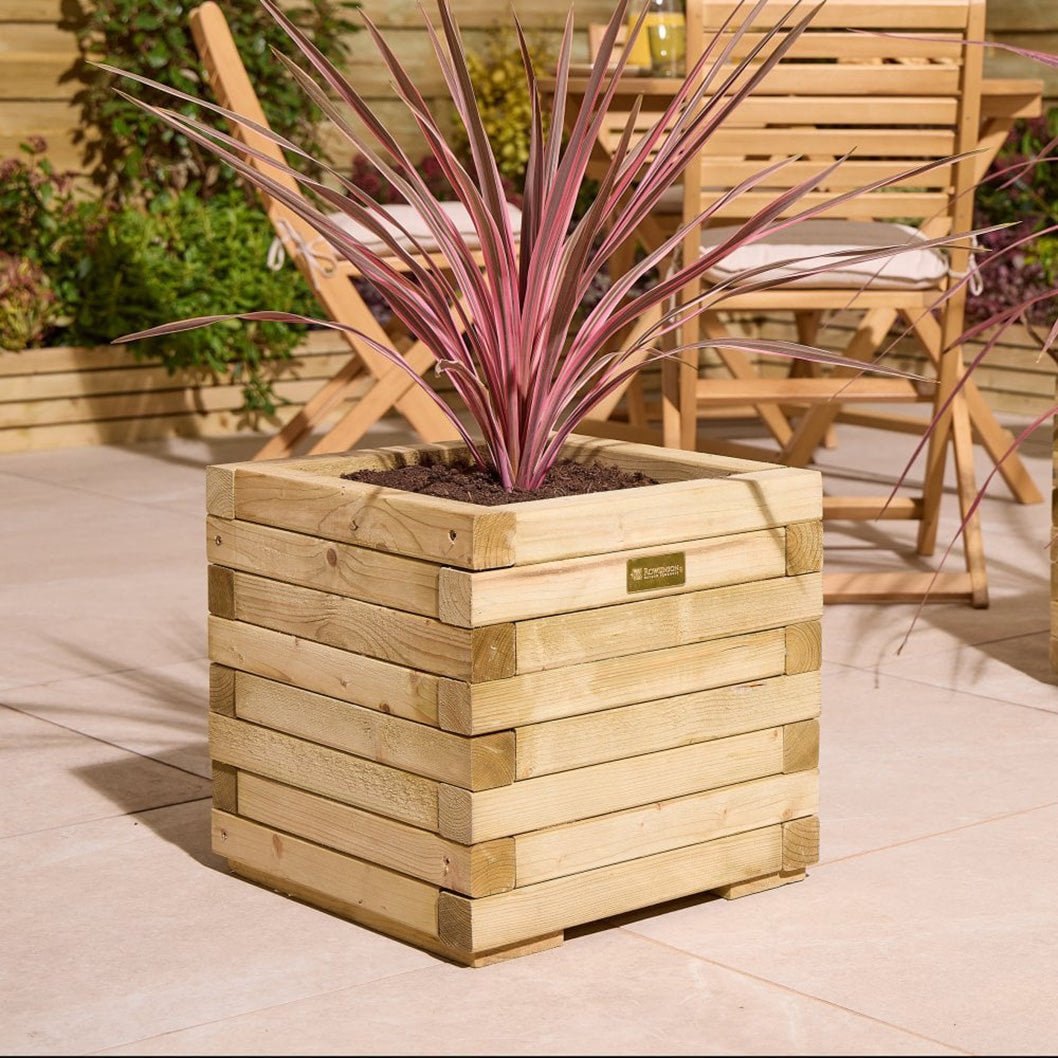 Rowlinson Square Patio Wooden Planter - JJ Building Materials