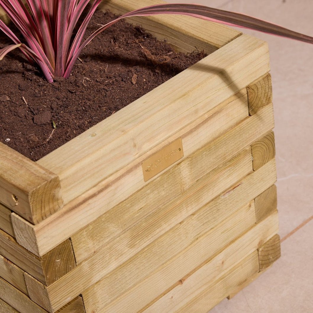 Rowlinson Square Patio Wooden Planter - JJ Building Materials