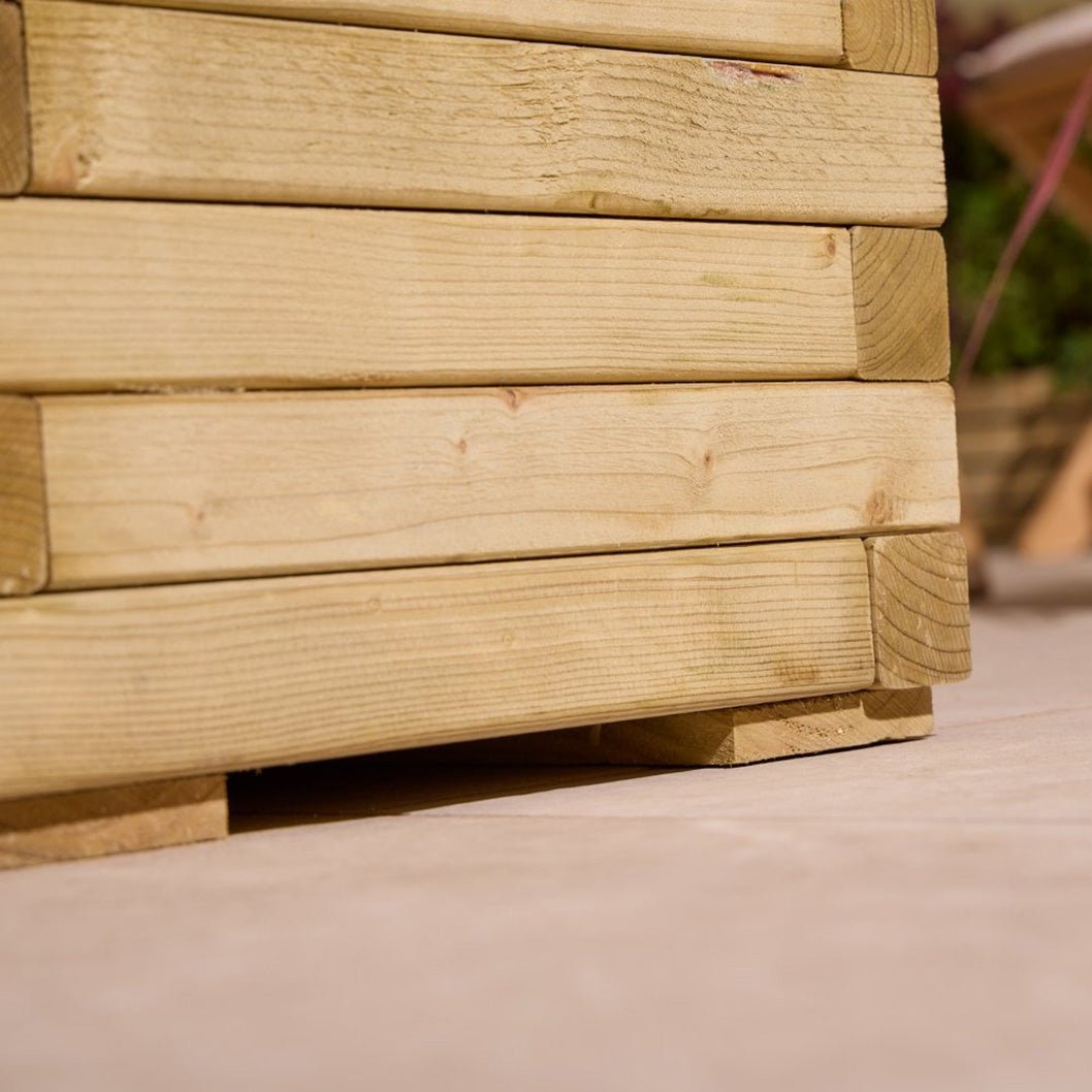 Rowlinson Square Patio Wooden Planter - JJ Building Materials