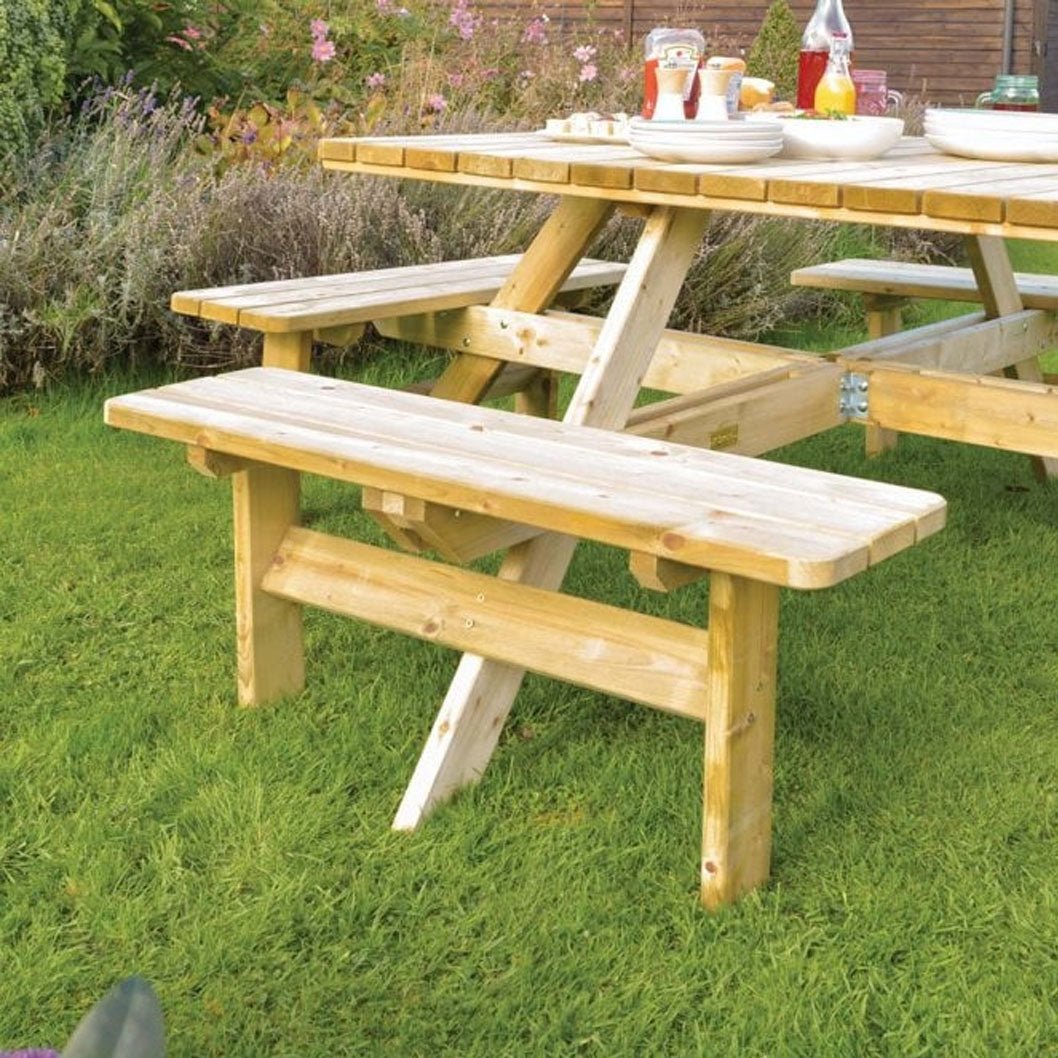 Rowlinson Square Picnic Table - JJ Building Materials