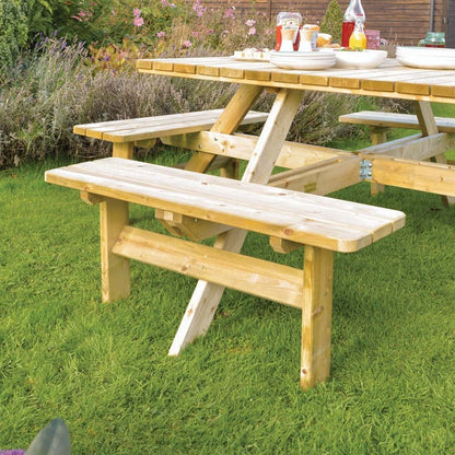 Rowlinson Square Picnic Table - JJ Building Materials