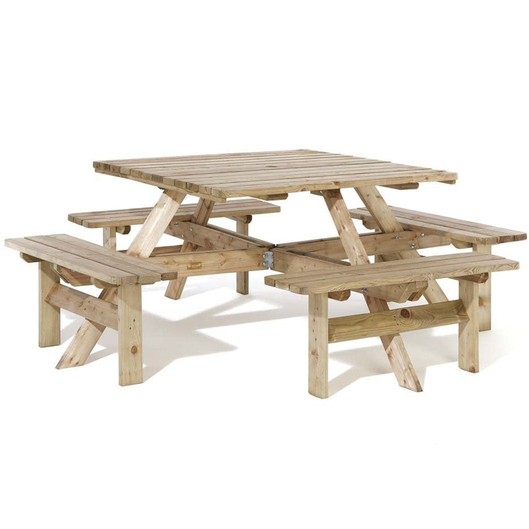 Rowlinson Square Picnic Table - JJ Building Materials