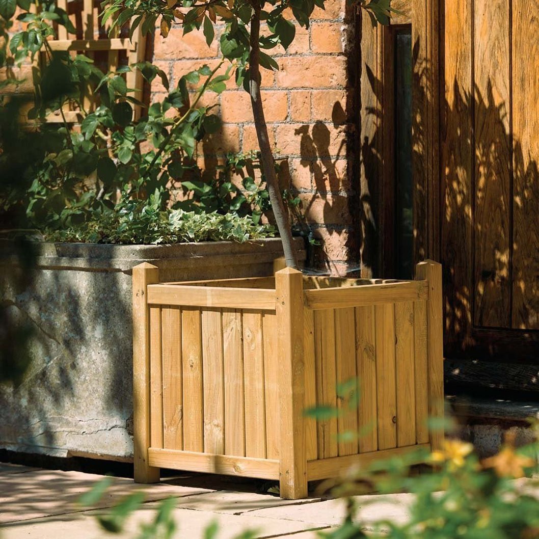 Rowlinson Square Wooden Planter - JJ Building Materials