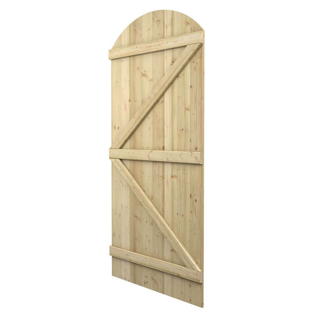Rowlinson Tongue & Groove Arch Top Wooden Gate - JJ Building Materials