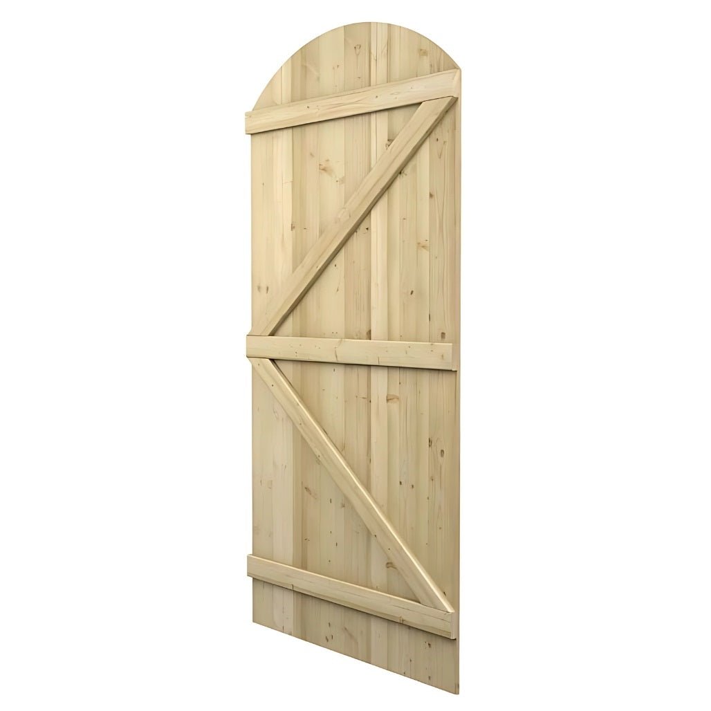 Rowlinson Tongue & Groove Arch Top Wooden Gate - JJ Building Materials