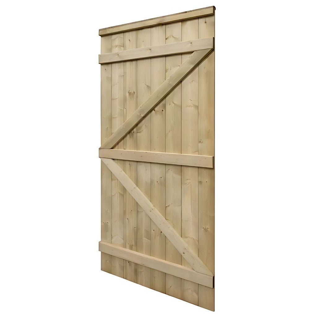 Rowlinson Tongue & Groove Square Top Wooden Gate - JJ Building Materials