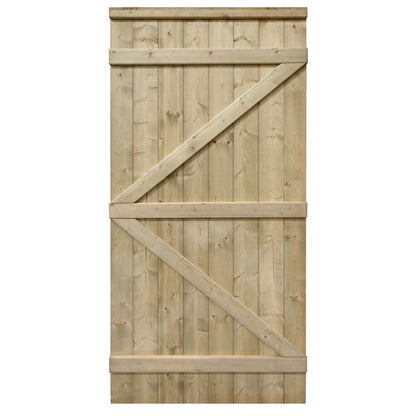 Rowlinson Tongue & Groove Square Top Wooden Gate - JJ Building Materials