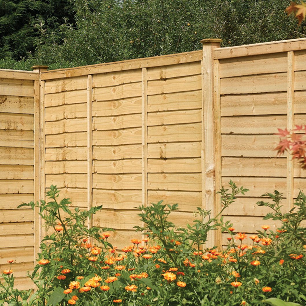 Rowlinson Traditional Lap Fence Panel Pressure Treated - JJ Building Materials