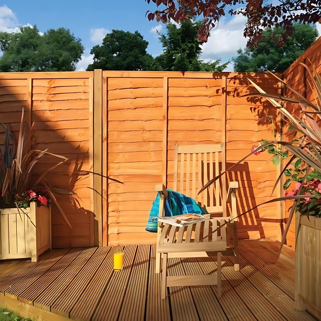 Rowlinson Traditional Lap Fence Panels Dip Treated - JJ Building Materials