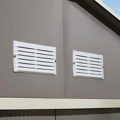 Rowlinson Trentvale 10x12ft Metal Apex Shed Light Grey - JJ Building Materials
