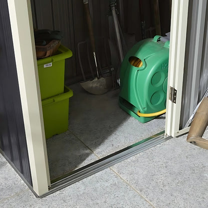 Rowlinson Trentvale 5X3ft Metal Pent Shed Dark Grey