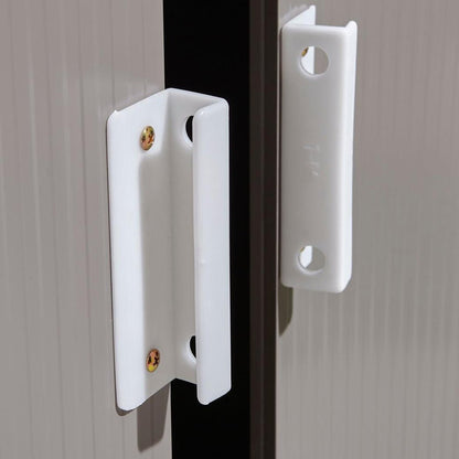 Rowlinson Trentvale 6x4ft Metal Pent Shed Light Grey - JJ Building Materials