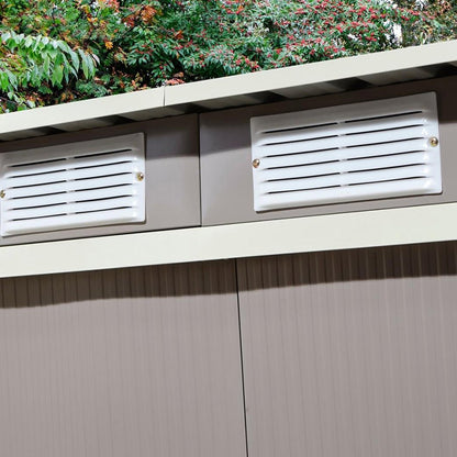 Rowlinson Trentvale 6x4ft Metal Pent Shed Light Grey - JJ Building Materials