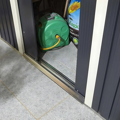 Rowlinson Trentvale 8x4ft Metal Pent Shed Dark Grey