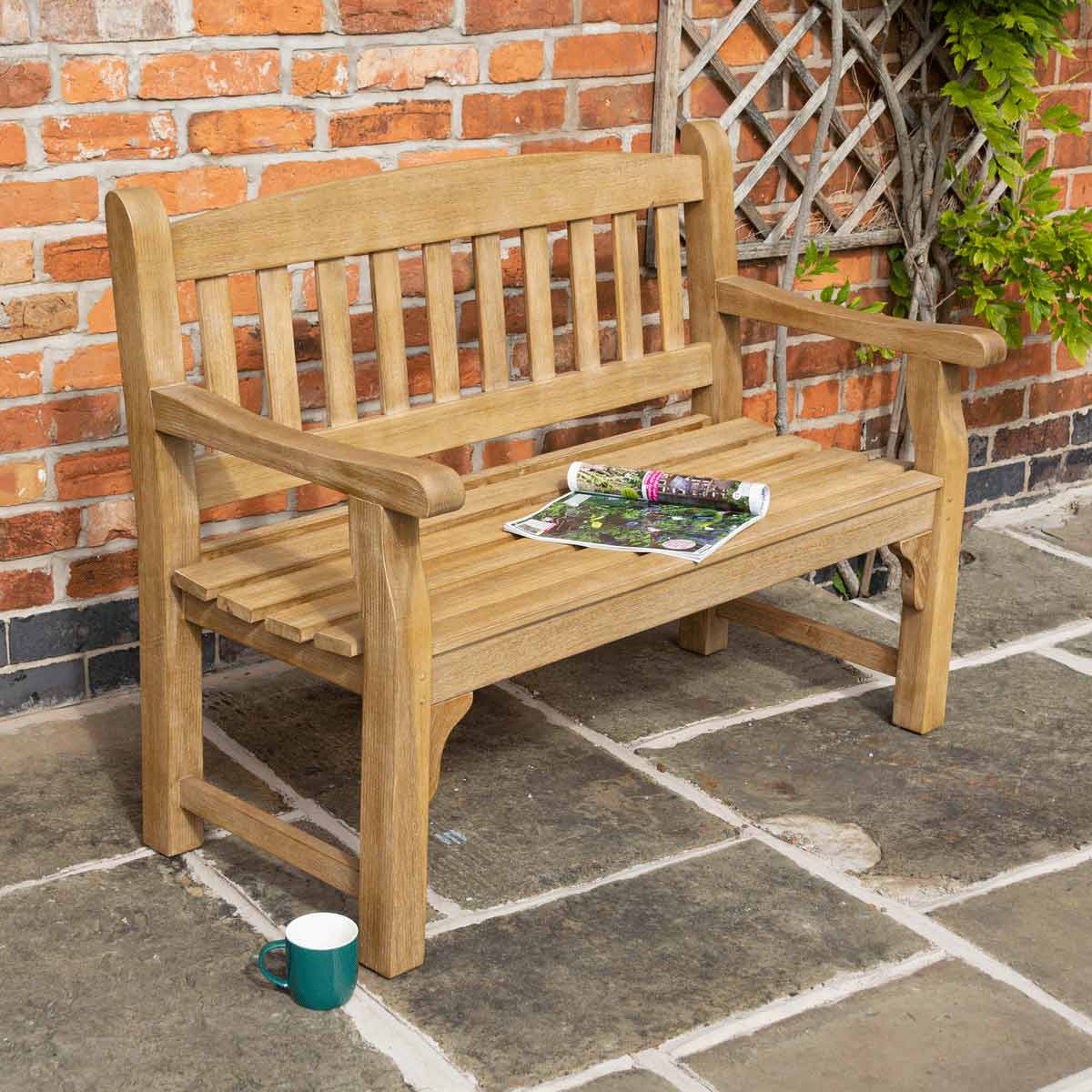 Rowlinson Tuscan Heavy Duty Wooden Bench - JJ Building Materials