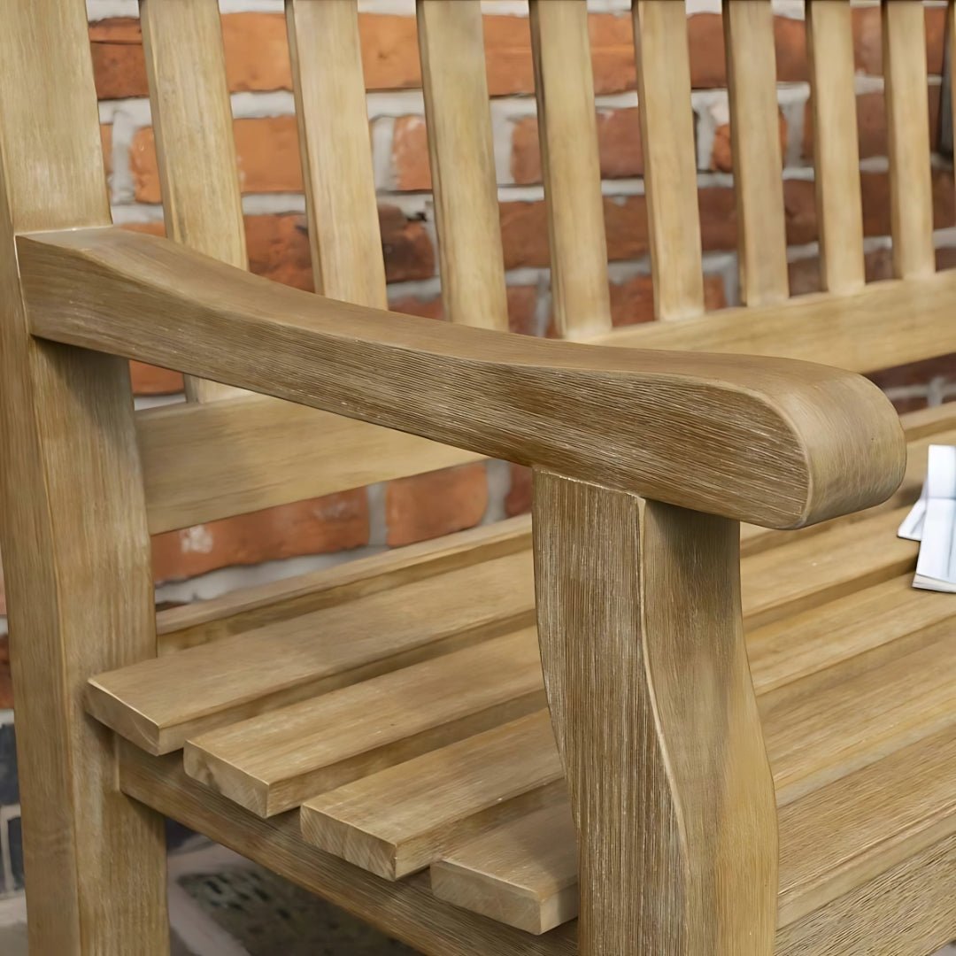 Rowlinson Tuscan Heavy Duty Wooden Bench - JJ Building Materials