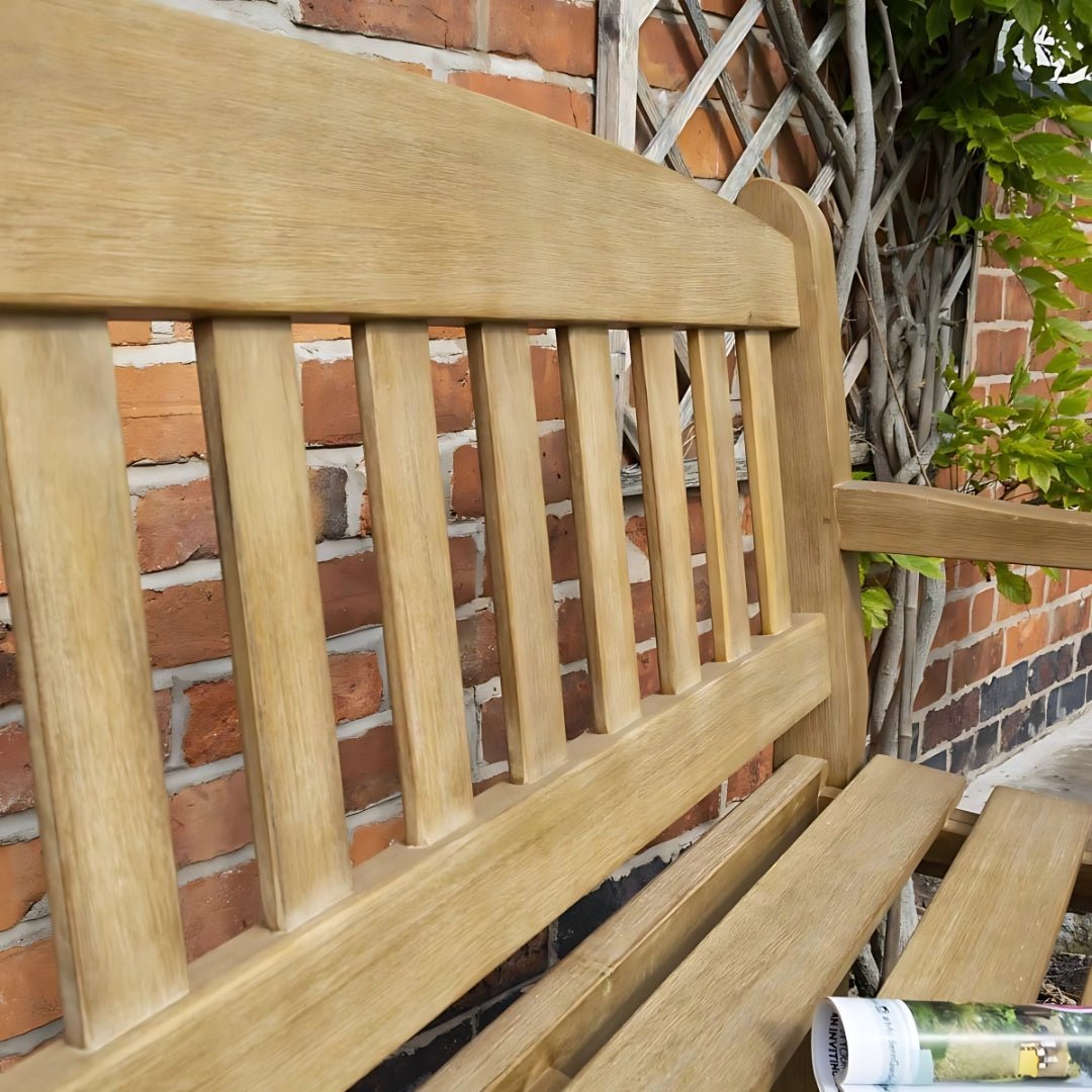 Rowlinson Tuscan Heavy Duty Wooden Bench - JJ Building Materials