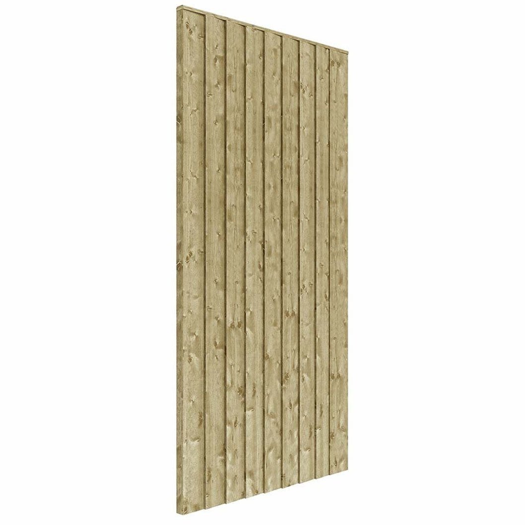 Rowlinson Vertical Board Gate 6x3ft Pressure Treated - JJ Building Materials