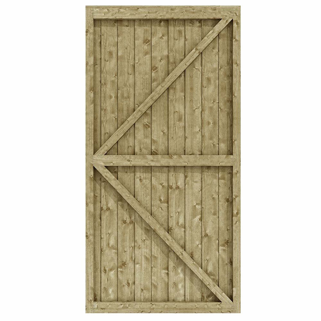 Rowlinson Vertical Board Gate 6x3ft Pressure Treated - JJ Building Materials