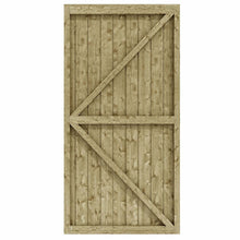 Rowlinson Vertical Board Gate 6x3ft Pressure Treated - JJ Building Materials