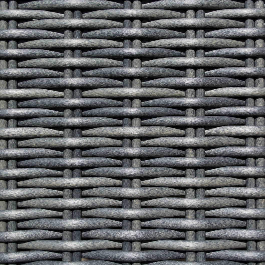 Rowlinson Vienna Lounger Rattan Garden Sofa Set Grey Weave - JJ Building Materials