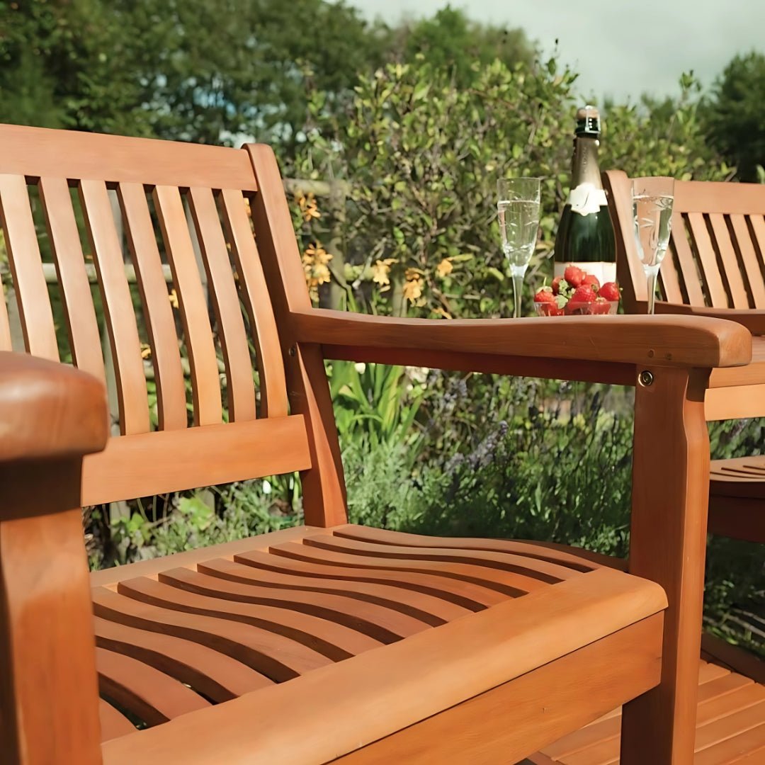 Rowlinson Willington Companion Wooden Seat - JJ Building Materials