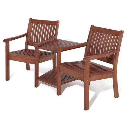 Rowlinson Willington Companion Wooden Seat - JJ Building Materials