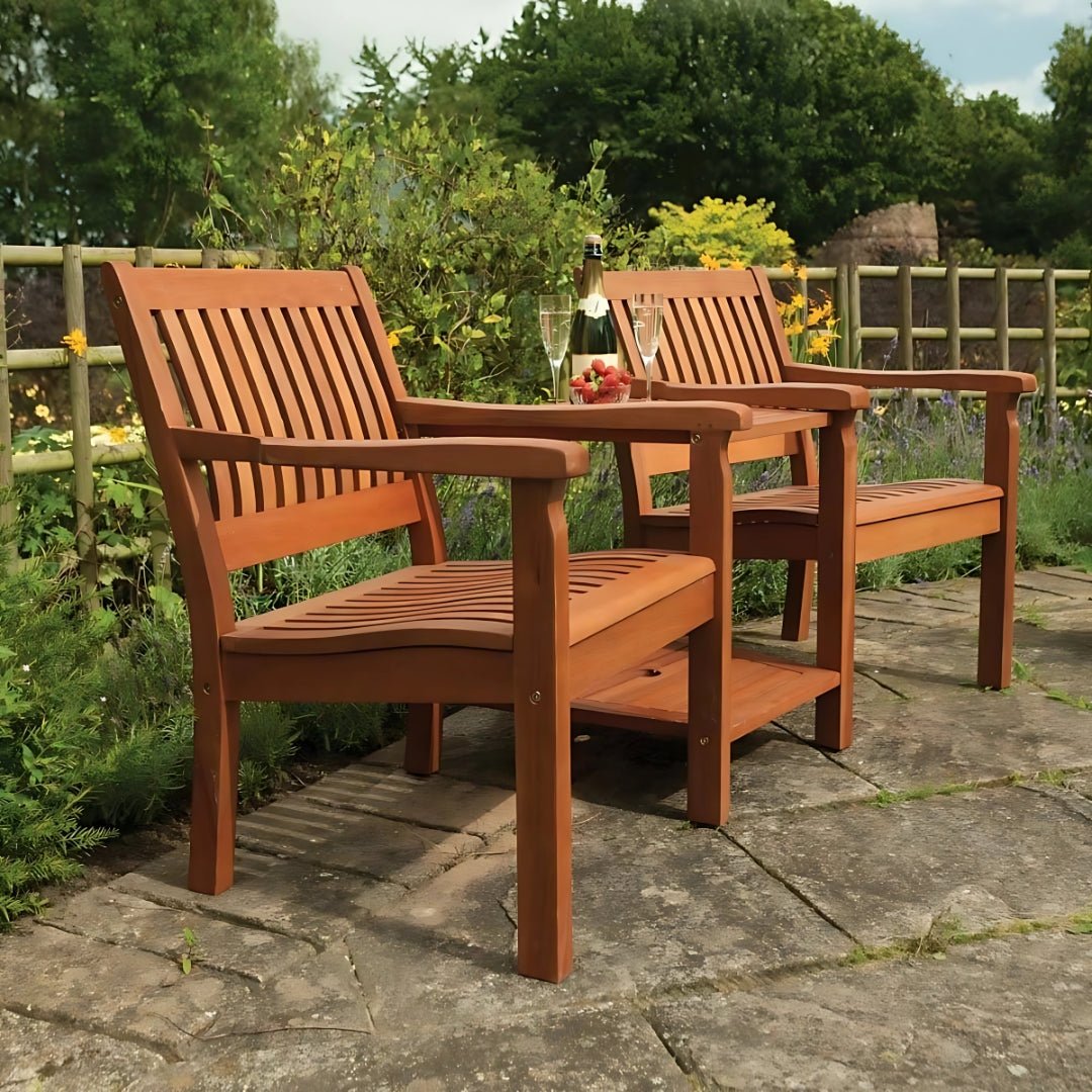 Rowlinson Willington Companion Wooden Seat - JJ Building Materials