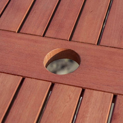 Rowlinson Willington Garden Square Wooden Table - JJ Building Materials