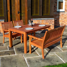 Rowlinson Willington Rectangular Wooden Seat Set