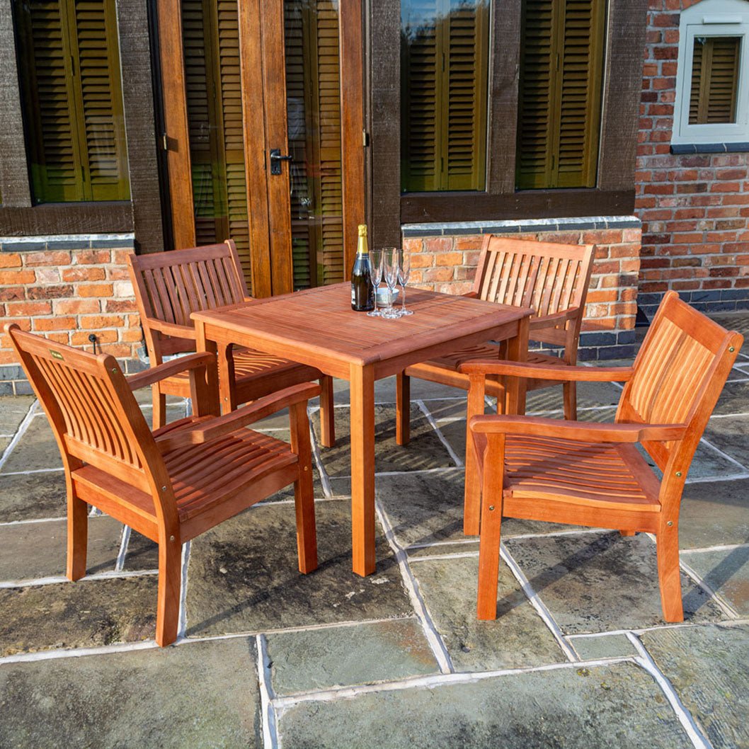 Rowlinson Willington Square 4 Seat Set - JJ Building Materials
