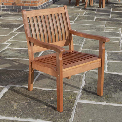 Rowlinson Willington Wooden Garden Armchair - JJ Building Materials