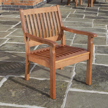 Rowlinson Willington Wooden Garden Armchair - JJ Building Materials