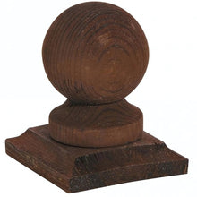 Rowlinson Wooden Ball Post Caps - JJ Building Materials