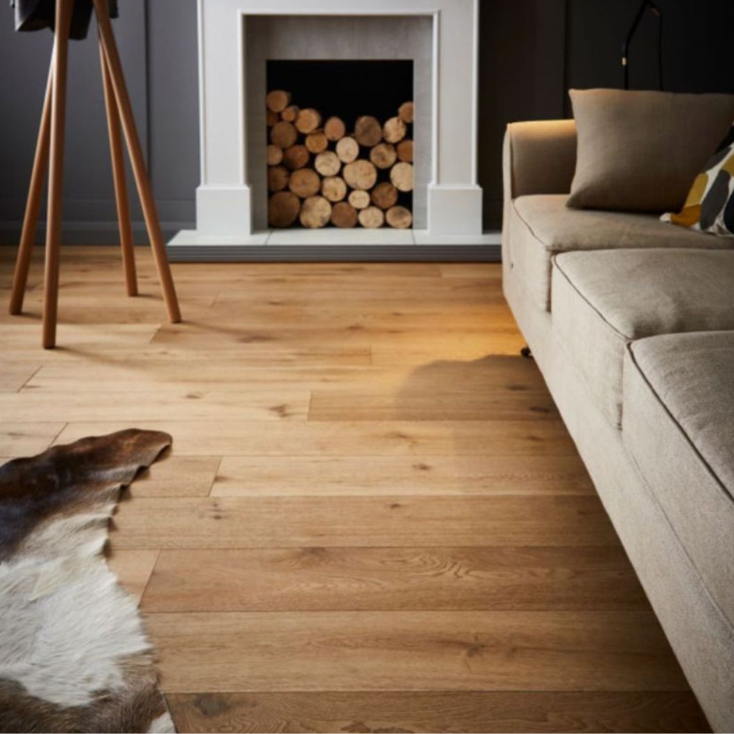 Rydal Smoked Oak Hand finished UV Oil Engineered Wood Flooring - 2.17m2 Pack Size | Contemporary Range - JJ Building Materials