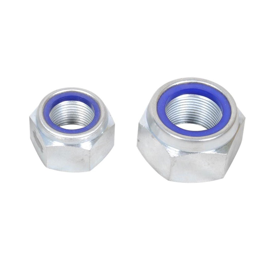 Samac Fixings BZP Nylock Nuts x 100 - JJ Building Materials